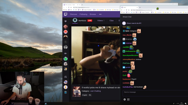 Pepega brain kid goes MALD for reckful