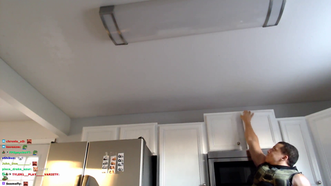 Tyler1 Touches the Top Cabinet