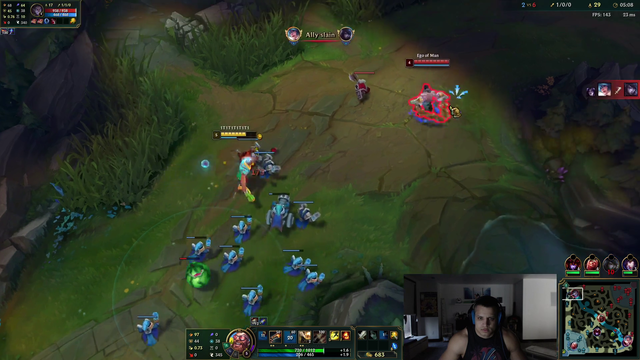 tyler1 has beef with the announcer.