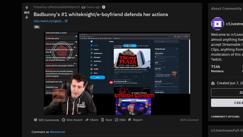 Another White Knight Defending Bad Bunny