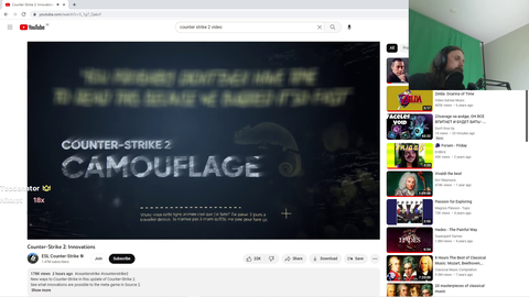 Forsen watches the new CS:GO 2 trailer