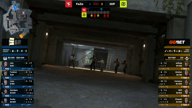 Twistzz reads the boost and dinks ea3tag for 99HP with ak-47