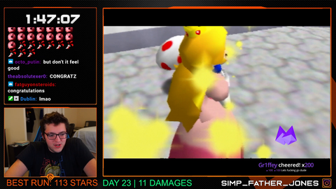 Simply's mom congratulates him on damageless run