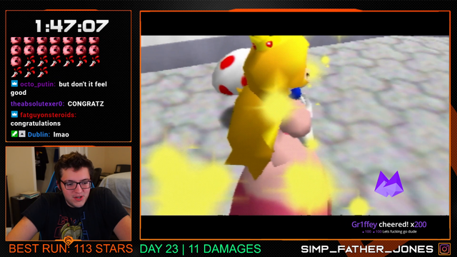 Simply's mom congratulates him on damageless run