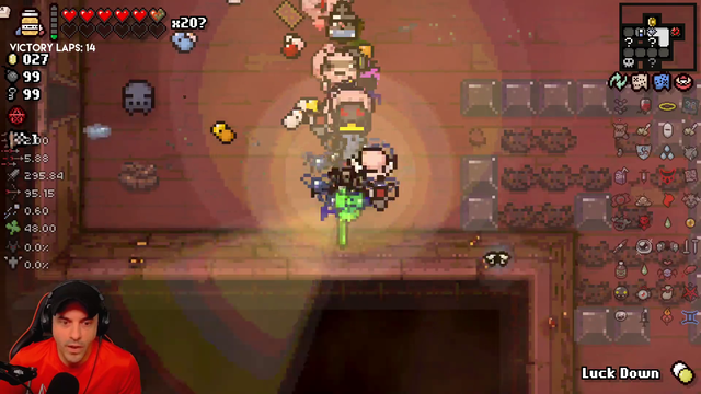After 20 hours, Dan finally finds the one pill he needs to achieve all transformations in a single run