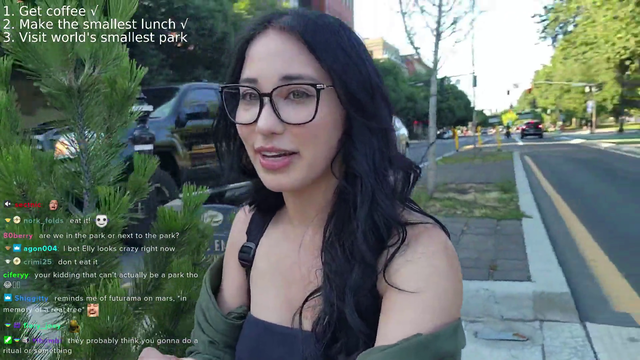 Eating the world's smallest lunch at the world's smallest park