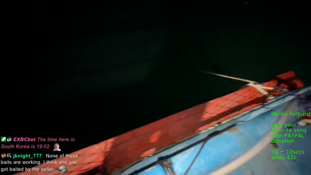 Streamers catch fish in the middle of the night