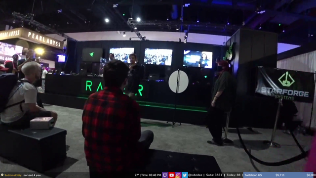 Rob tries getting free merch from Sodapoppin
