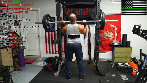 185lbs OHP