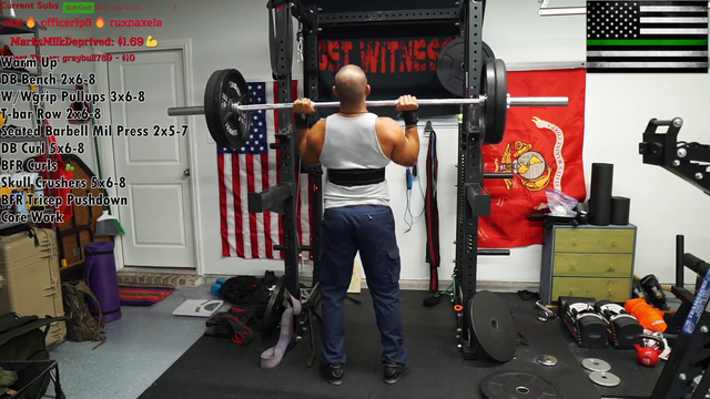 185lbs OHP