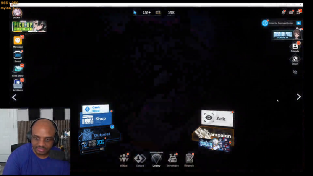 Lacari unlocks the home screen of his favorite character
