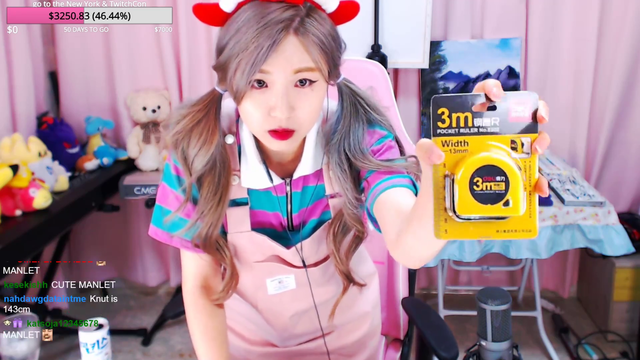 Korean Streamer wants to measure Knut size gachiGASM