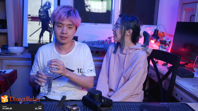 Greek and Lily kiss Albert for his birthday!