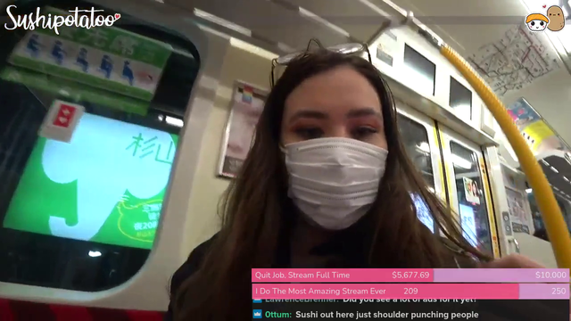 Loud orgasm sound dono makes her panic and miss her train