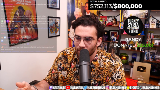 Hasan debunks the claim that he is using the donation money to "lower his taxes"