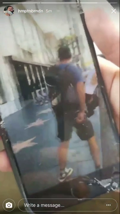 Hampton Brandon struck by vehicle
