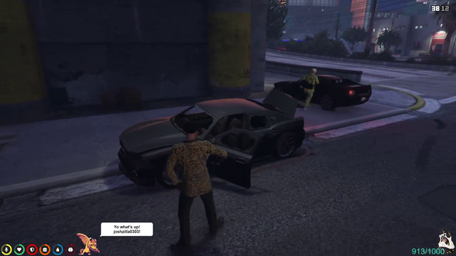 Majima-kun shootout with Rob