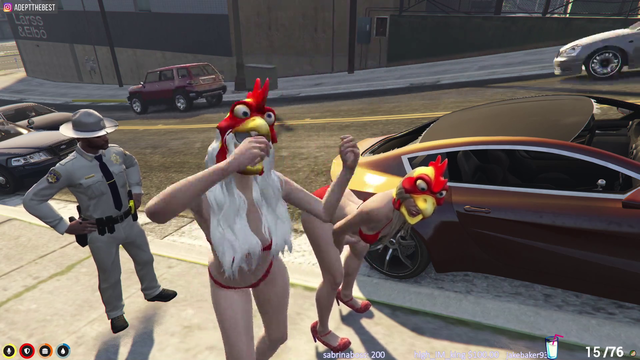 Hannah Hiltop and Carmella dance their way out of a ticket