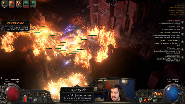 Zizaran dies to Kripp (hardcore PoE2)