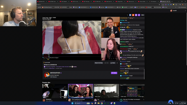 Quin69 wants to know the truth about Arther: " Is he gay, roleplaying being straight ? "