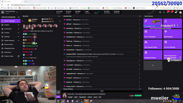 Mizkif shows his support for pride month