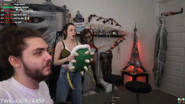 Zoil gives everyone an early peek at his Halloween costume