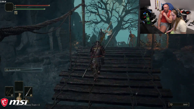 Knut's daughter tries Elden Ring