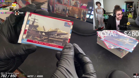 Senny gets an insane pull opening Enduring Freedom cards!
