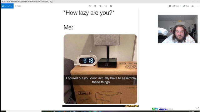 The streamer behind the meme
