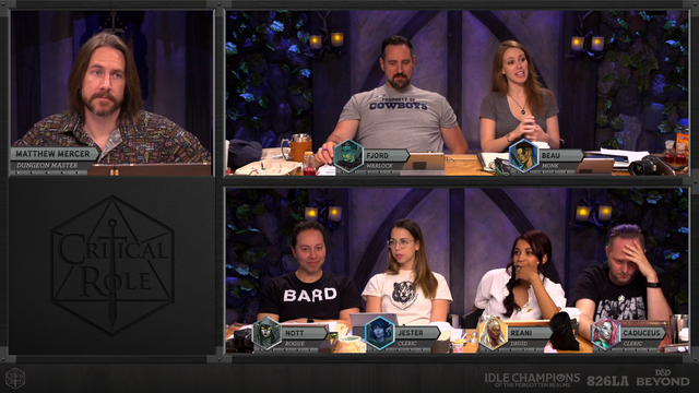 Matt Mercer and the CritRole do not approve of Fey Cat Abuse.