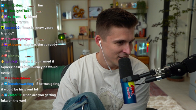 Ludwig receives a message from Luka Doncic