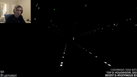 XQC's Music and Dono lines up perfectly with Gameplay.