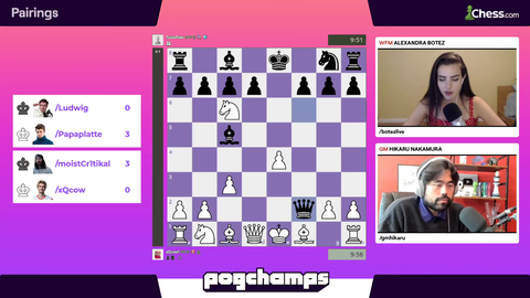 Chess spectators switch to Critikal