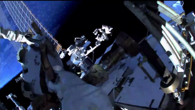 Spacewalk at the International Space Station