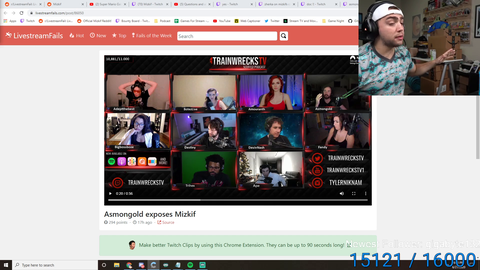 Asmongold and Mizkif being groped at Twitch con