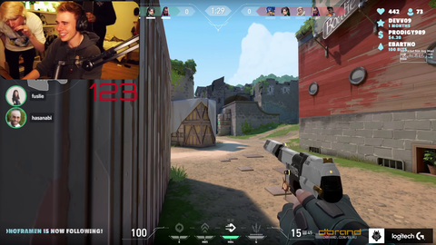 Two xqcs ruining hasan's silver rank up game.