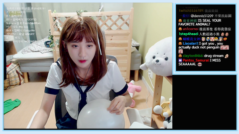 Korean steamer + helium balloons
