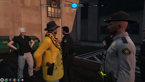 Cops training the cadets on how to protect their cars from getting eaten by the Kraken