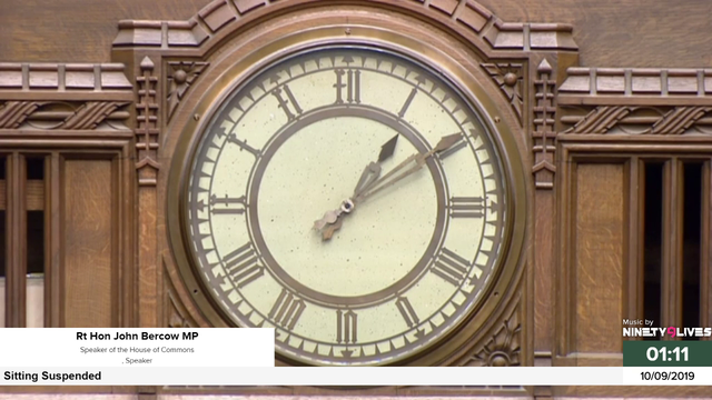 The beat drops on the UK Parliament stream