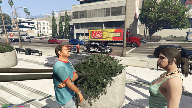 Bogg delivers food to the Courthouse