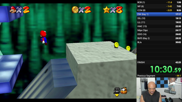 Lacari tries speedrunning Super Mario 64