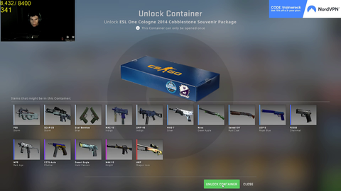 Train and Andy Milonakis Open $300 case and get $0.16 skin