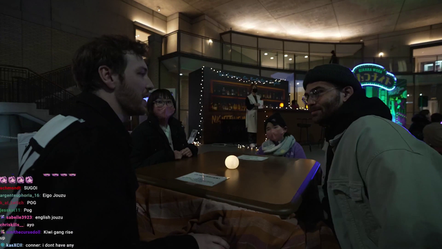 Hasan scares a local Japanese child