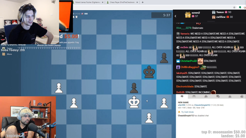 Hikaru's xQc cosplay stalemate