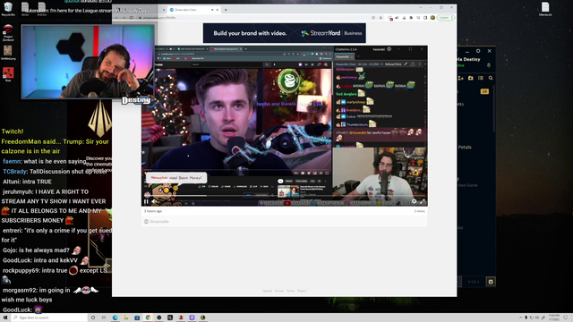 Destiny's response to Hasan blaming Ludwig for dry snitching