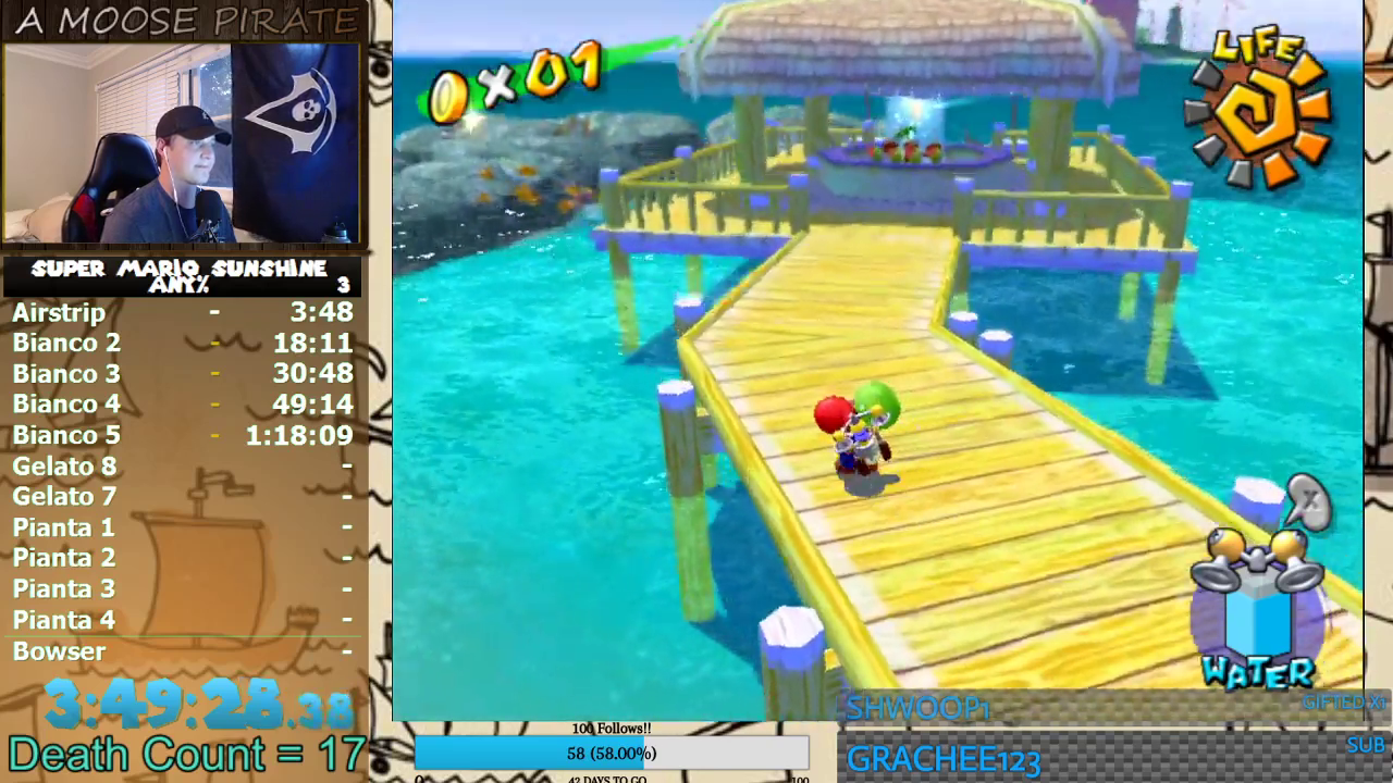 Streamer loses his mind after 3 hours of trying a skip in sunshine.