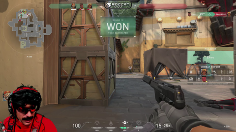 Doc making fun of Valorant running animation