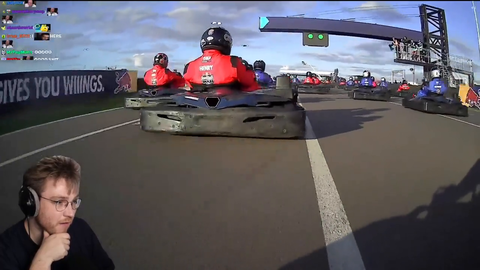 Max Verstappen overtakes Caedrel in 20 seconds