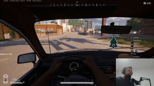 God Gamer shows his driving skills