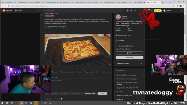 The reason why Nick and Malena are not doing IRL streams is because of "safety concerns"